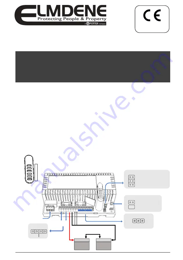 Potter Elmdene 2402ST Series Manual Download Page 1