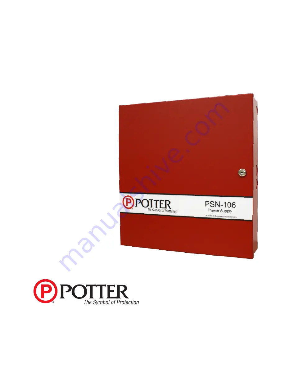 Potter PSB-10 Installation, Operation And Instruction Manual Download Page 1