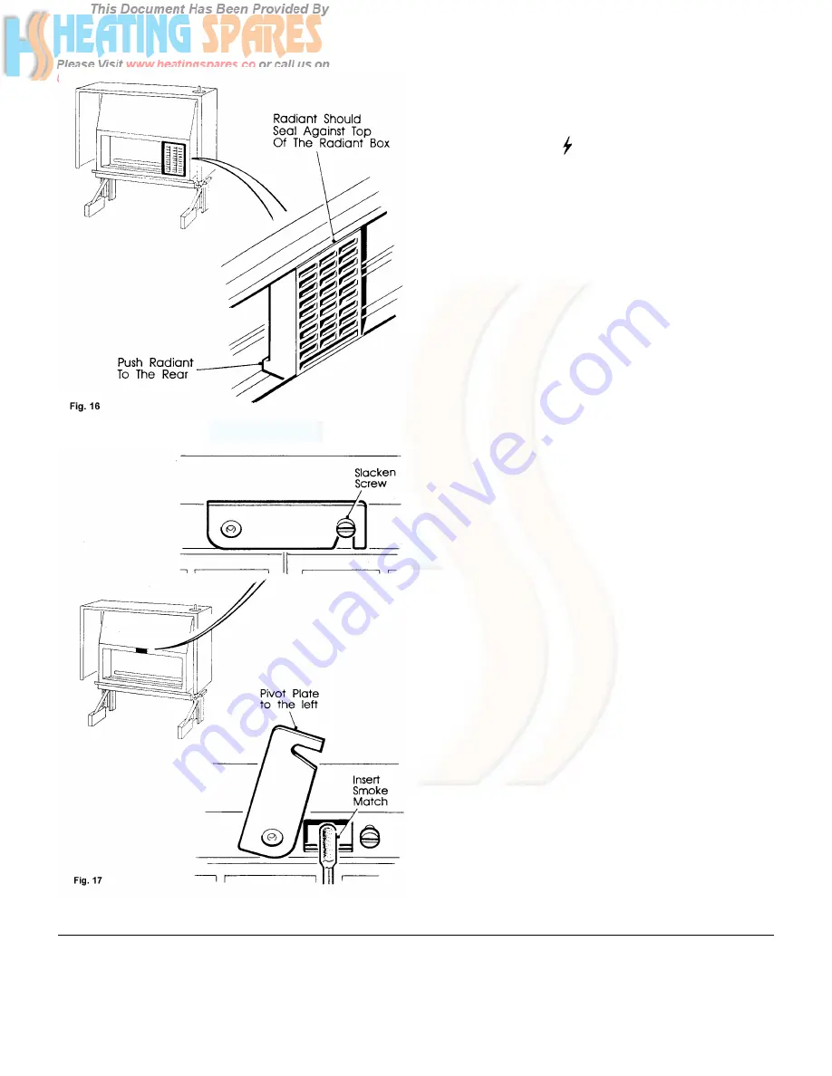 Potterton Hallmark Installation & Service Instructions Manual Download Page 10