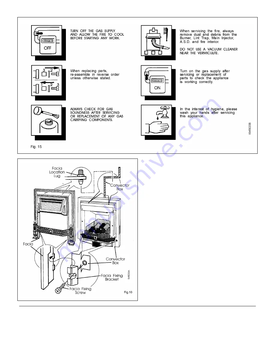 Potterton Illusion Installation & Service Instructions Manual Download Page 14