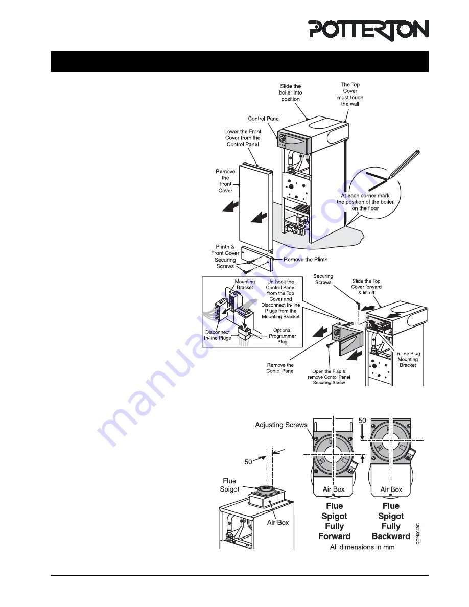 Potterton Kingfisher Mf CFL40 - 100 Скачать руководство пользователя страница 15