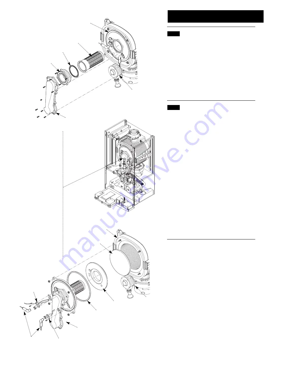 Potterton Promax Combi 24 HE Plus LPG Installation & Service Instructions Manual Download Page 42