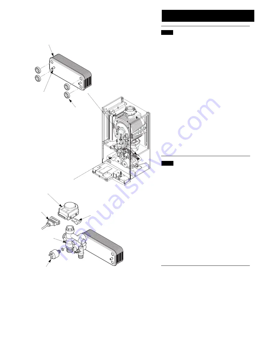 Potterton Promax Combi 24 HE Plus LPG Installation & Service Instructions Manual Download Page 46