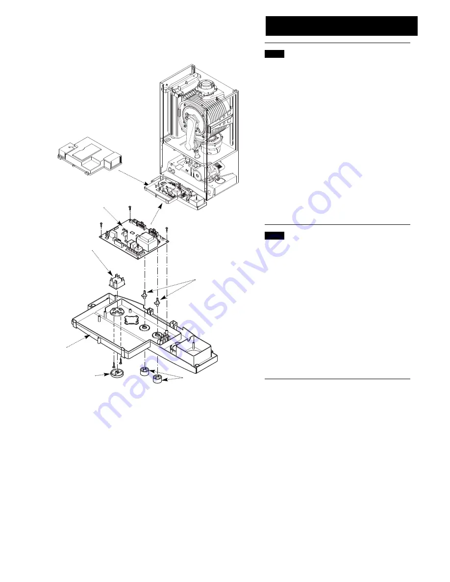 Potterton Promax Combi 24 HE Plus LPG Installation & Service Instructions Manual Download Page 47