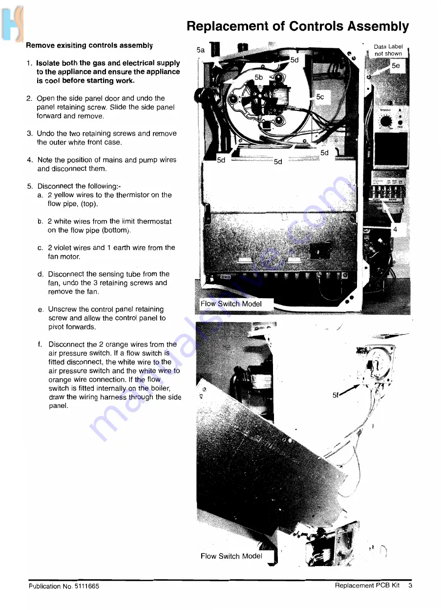 Potterton Suprima 100L Installation & Service Instructions Manual Download Page 87