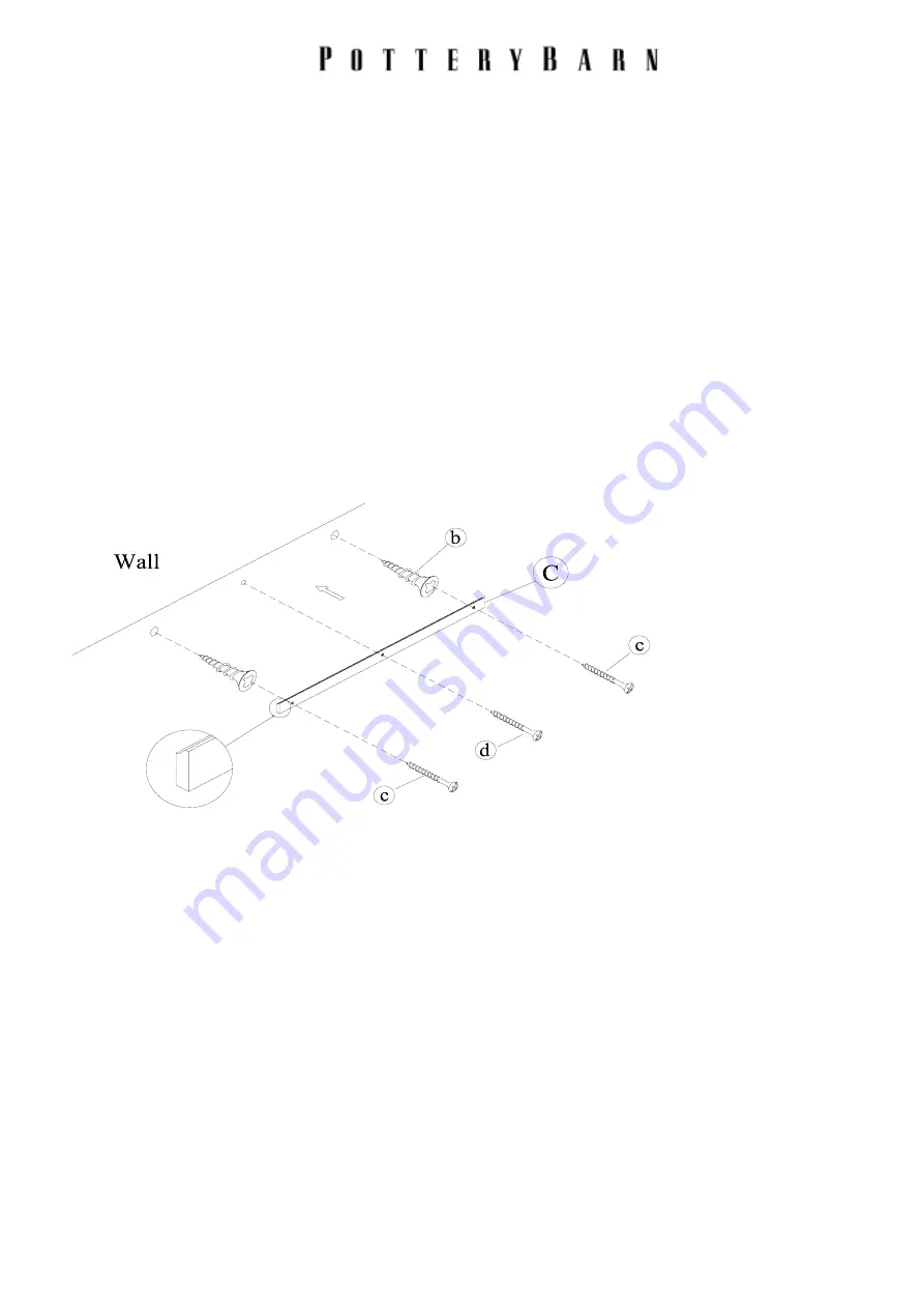 Pottery Barn Seville Series Mounting Instructions Download Page 2