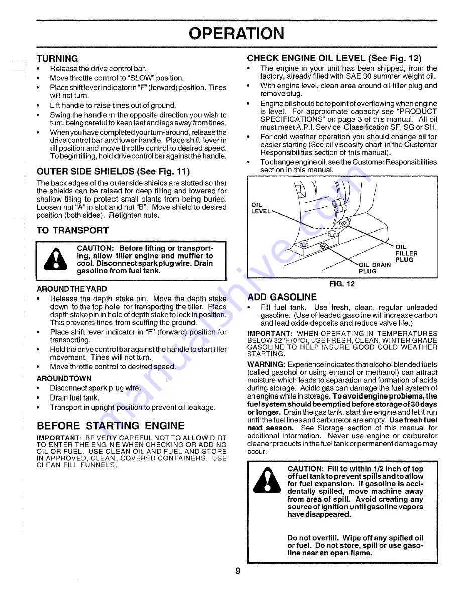 Poulan Pro 174222 Owner'S Manual Download Page 9