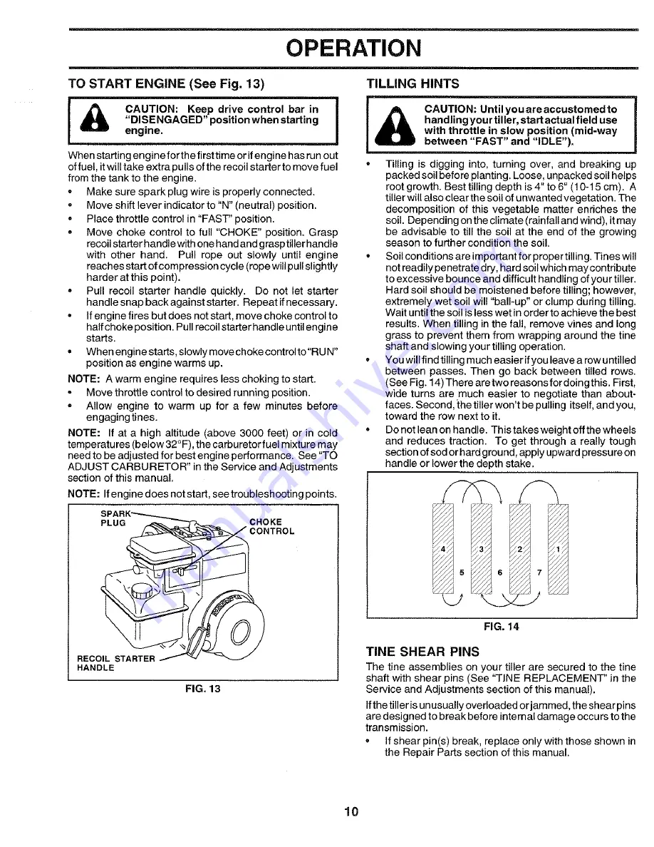 Poulan Pro 174222 Owner'S Manual Download Page 10