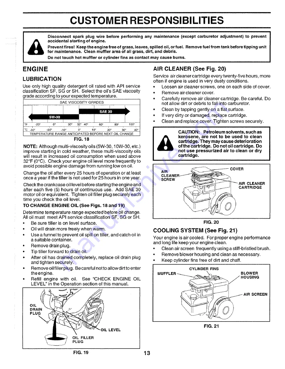 Poulan Pro 174222 Owner'S Manual Download Page 13