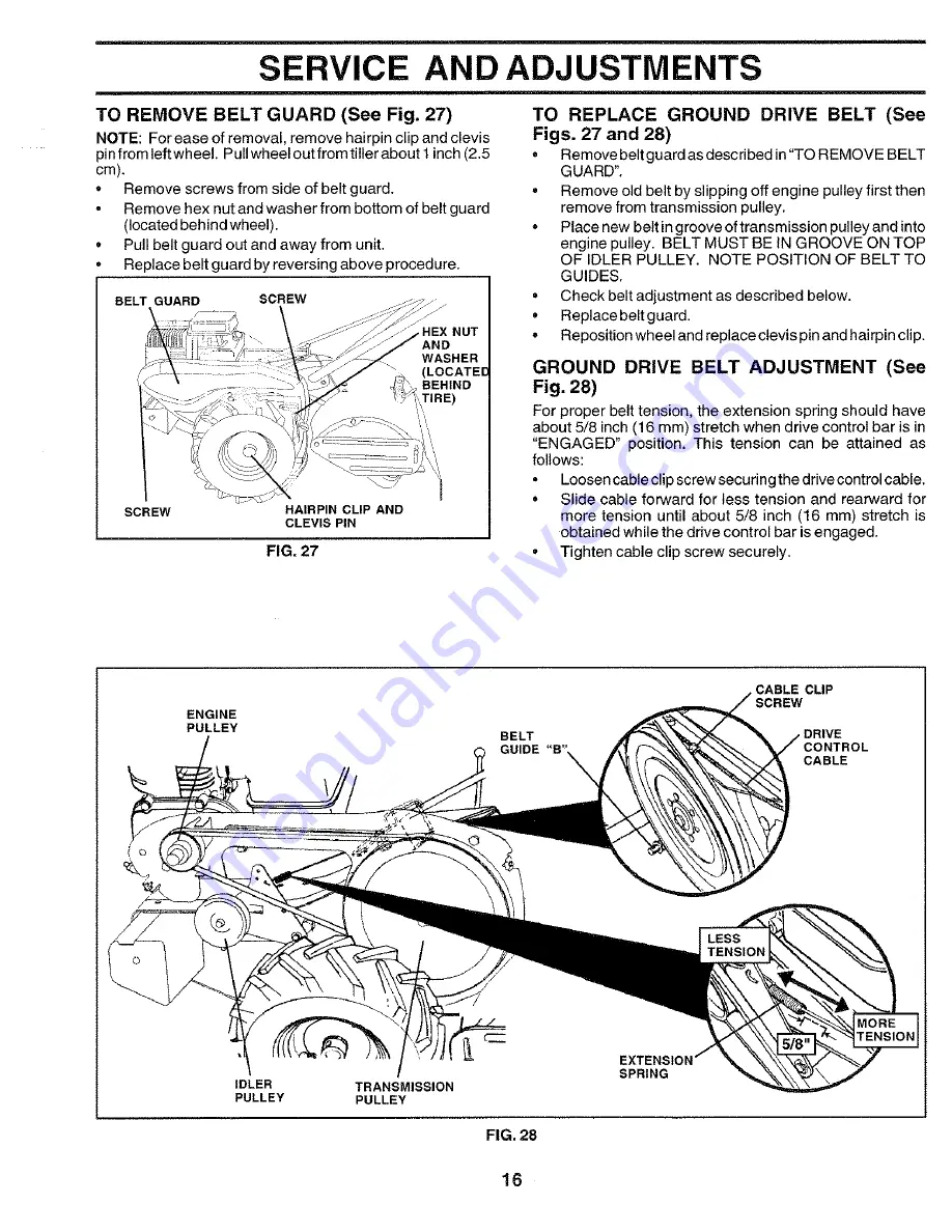 Poulan Pro 174222 Owner'S Manual Download Page 16