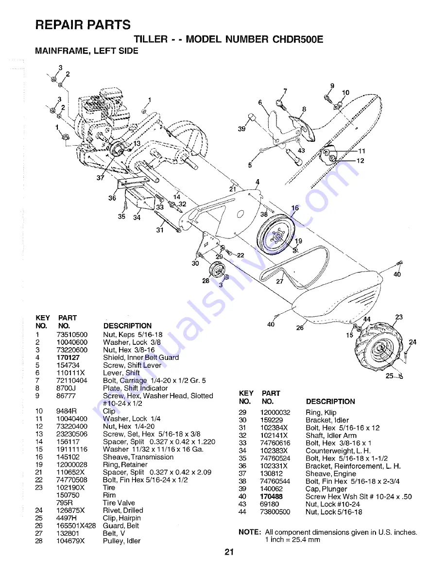 Poulan Pro 174222 Owner'S Manual Download Page 21