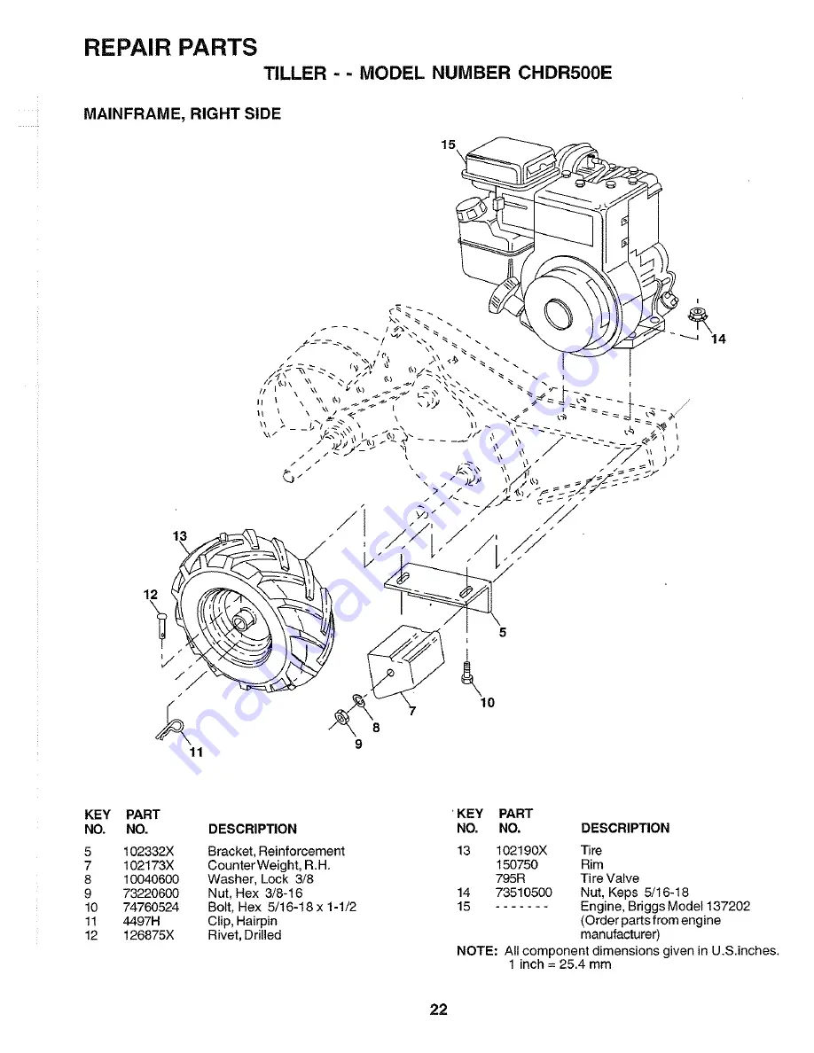 Poulan Pro 174222 Owner'S Manual Download Page 22