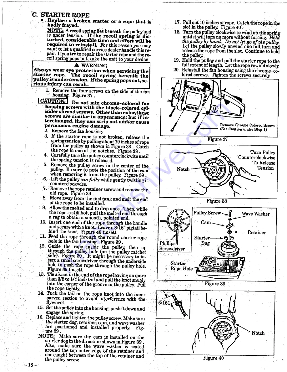 Poulan Pro 1992-06 User Manual Download Page 18