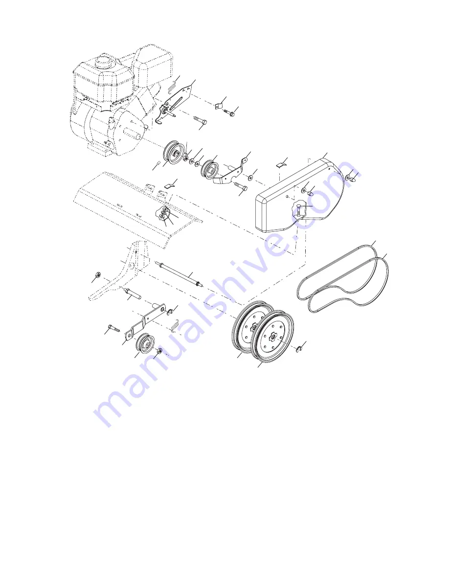 Poulan Pro 411045 Repair Parts Manual Download Page 3