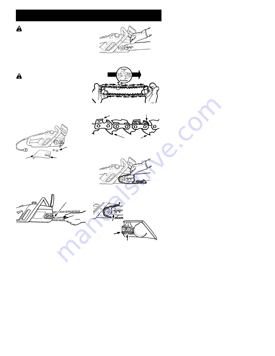 Poulan Pro PP300E Instruction Manual Download Page 7