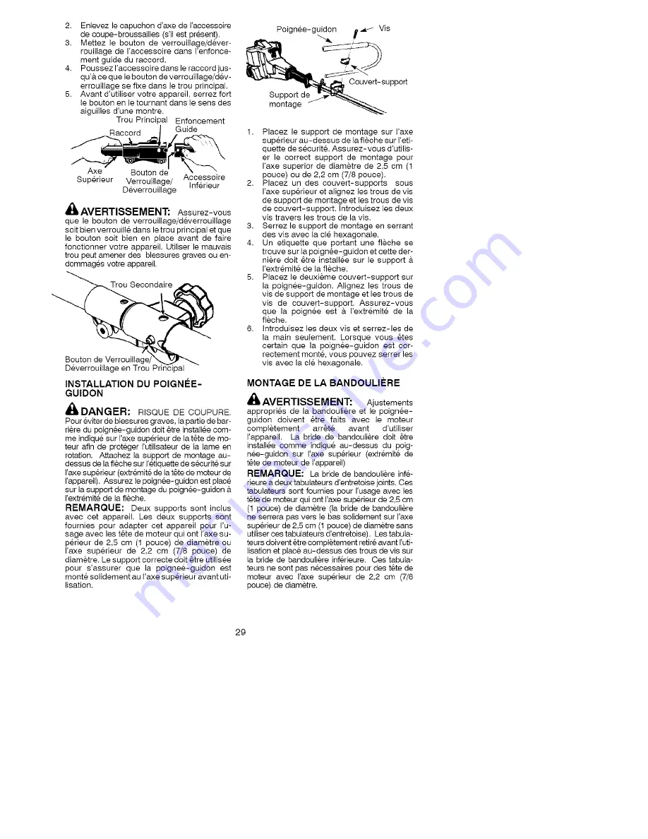 Poulan Pro PPB4000C Instruction Manual Download Page 29