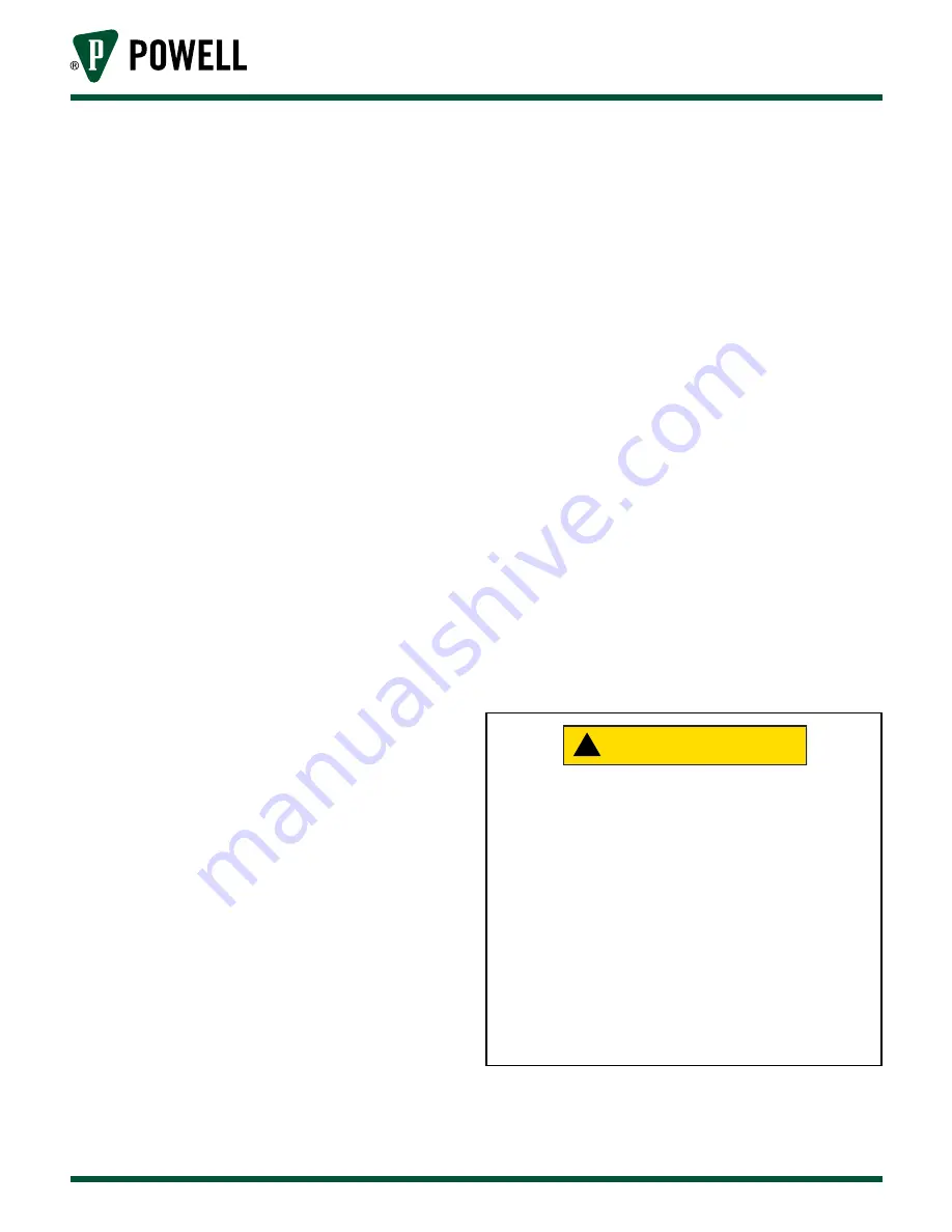Powell 05PV36ARMM-4 Скачать руководство пользователя страница 62