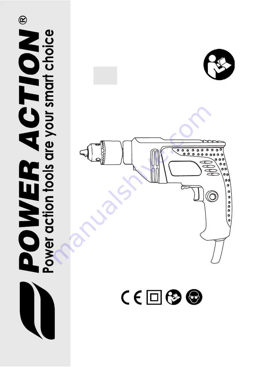 POWER ACTION HD500B Manual Download Page 1