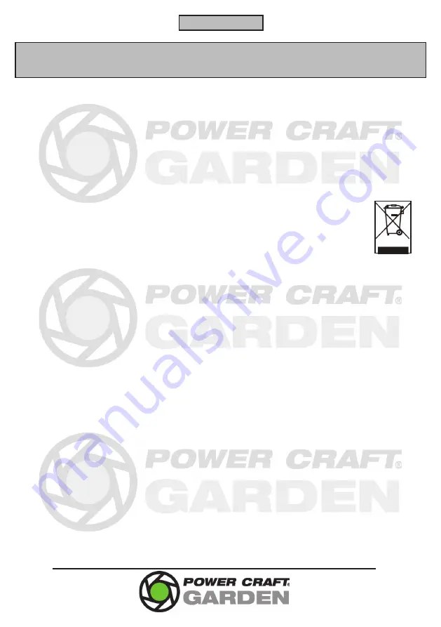 Power Craft Garden 65085 Скачать руководство пользователя страница 13