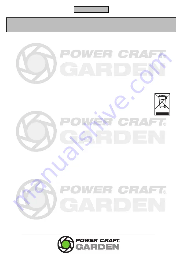 Power Craft Garden 79890 Скачать руководство пользователя страница 19