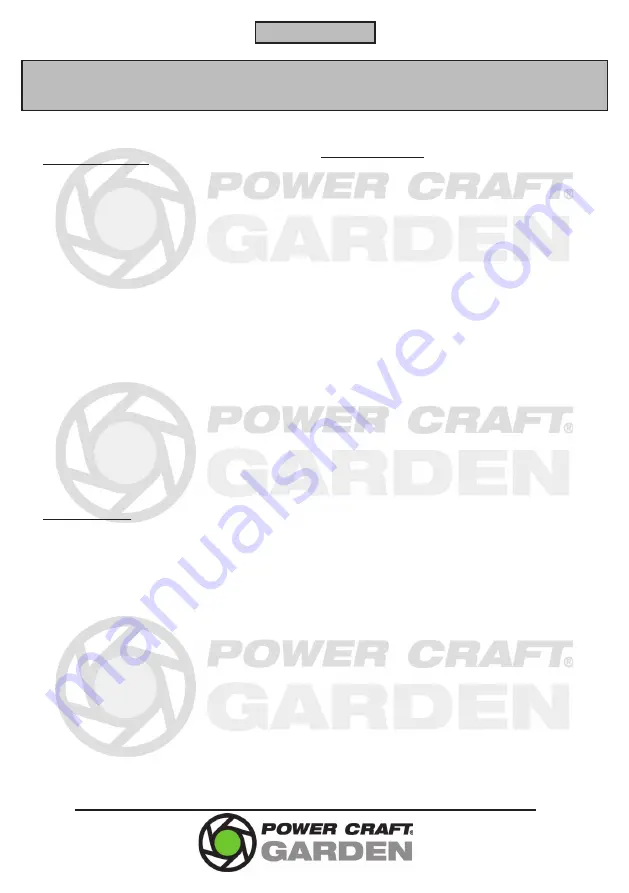 Power Craft Garden 89037 Instruction Manual Download Page 16