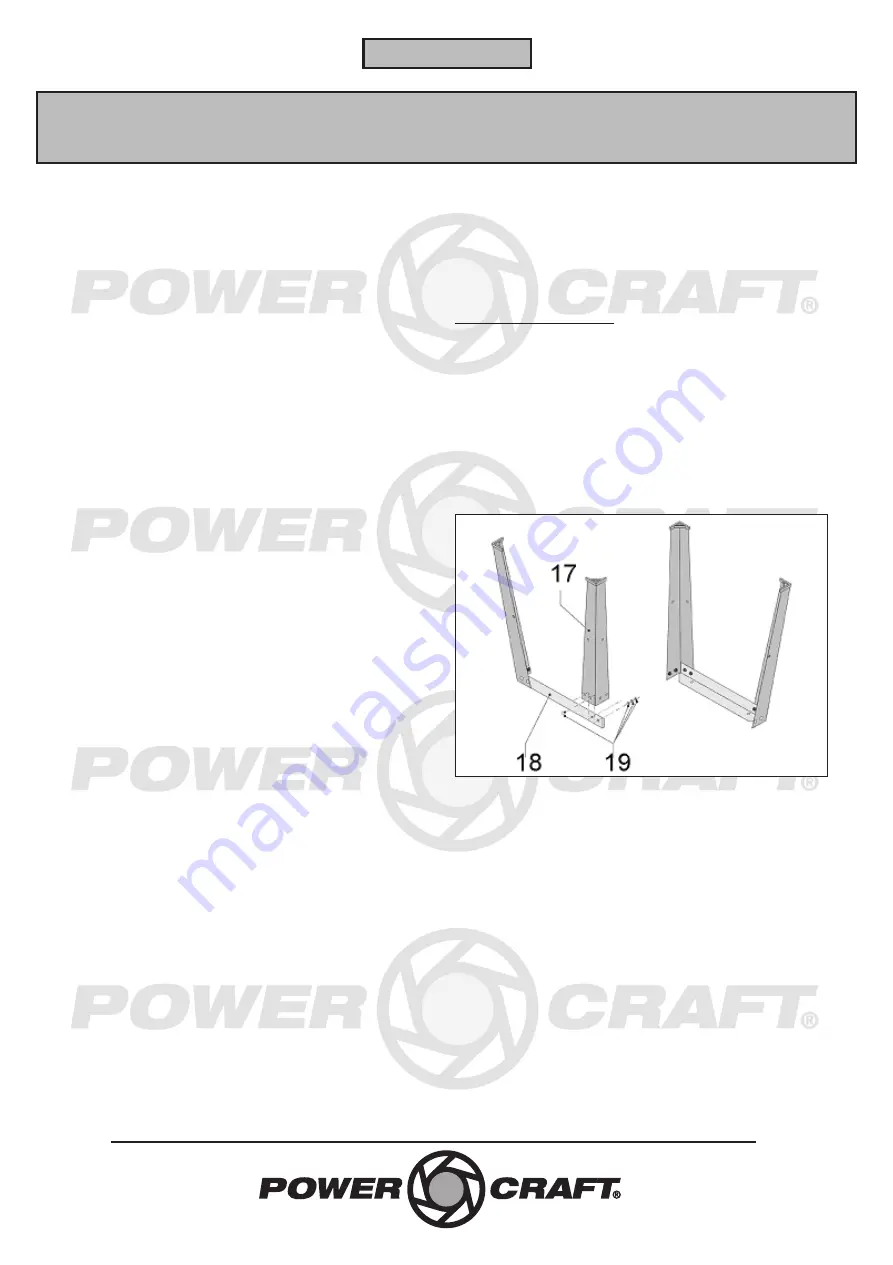 Power Craft 89488 Instruction Manual Download Page 25