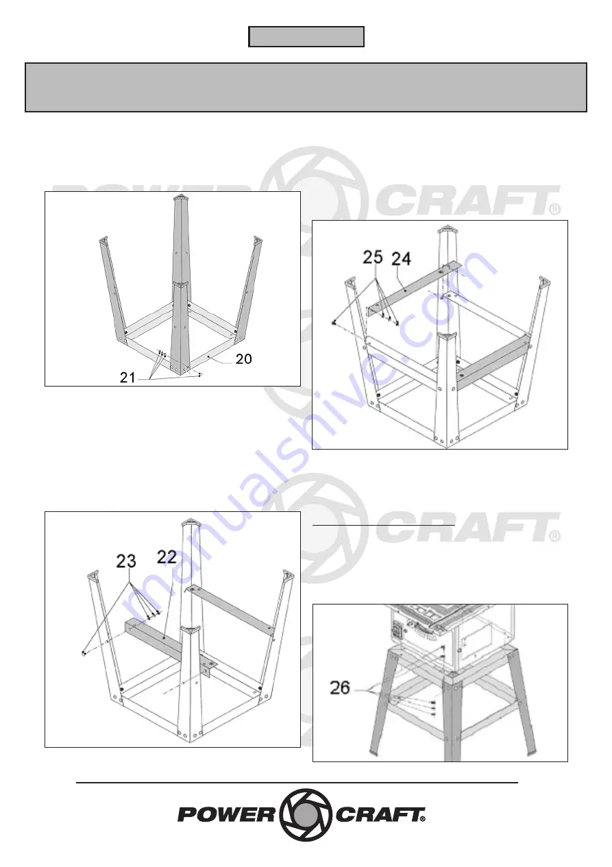 Power Craft 89488 Instruction Manual Download Page 26