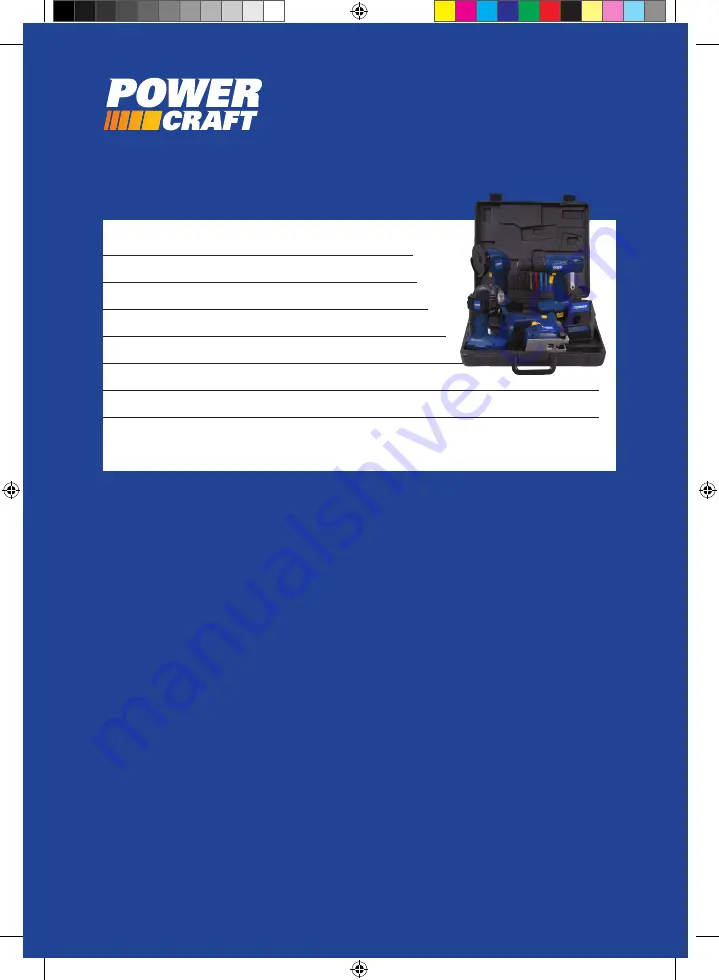 Power Craft CDM6180 User Manual & Warranty Download Page 32