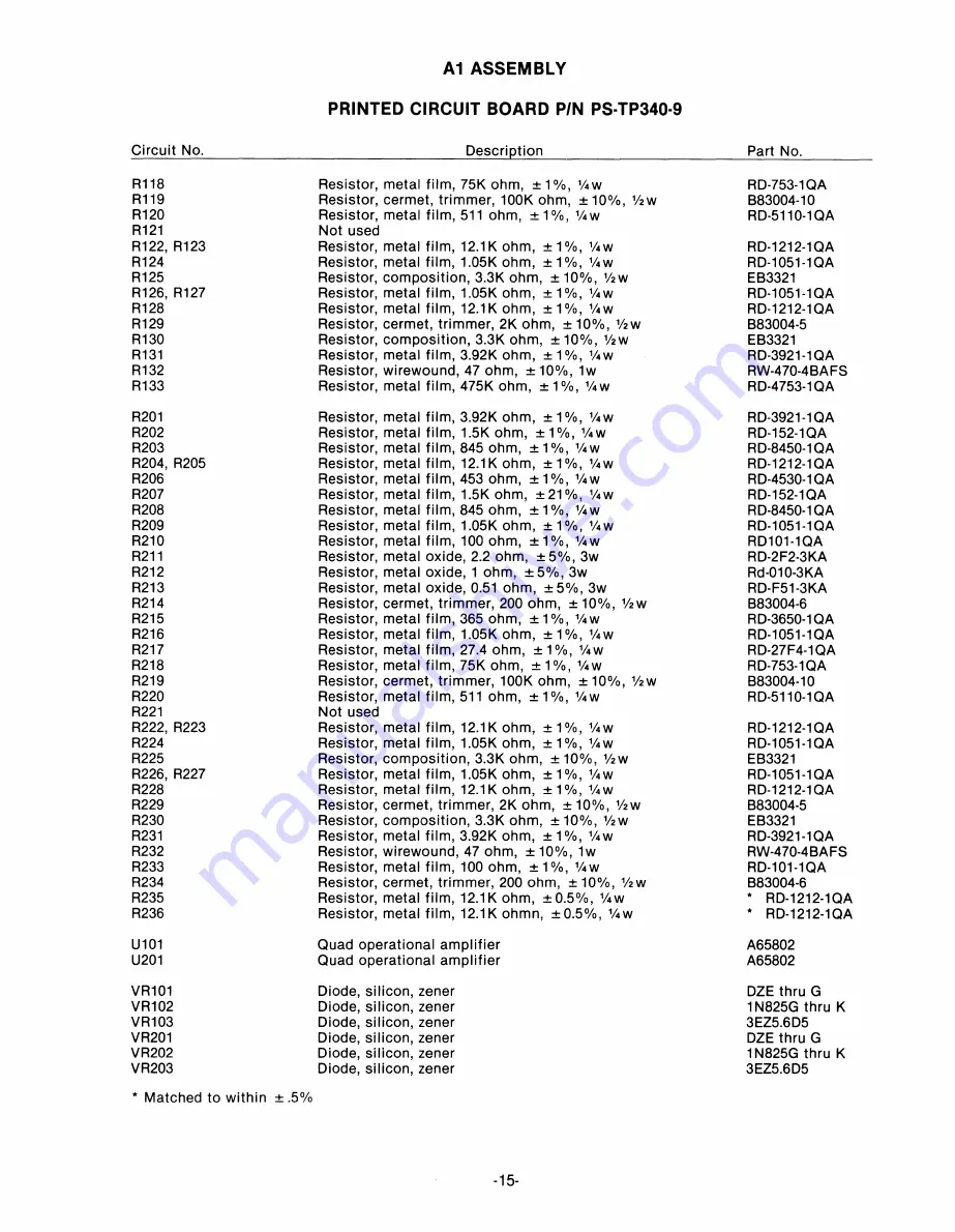 POWER DESIGNS TP340 Instruction Manual Download Page 17