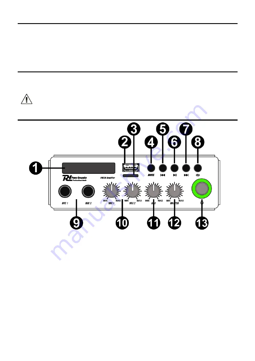 Power Dynamics 10B01D60 Скачать руководство пользователя страница 12