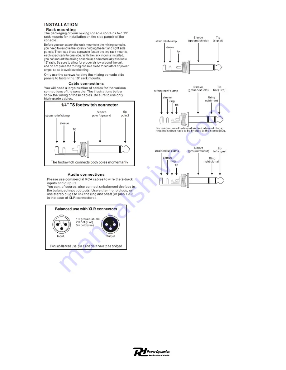 Power Dynamics 171.142 PDM-S803 User Manual Download Page 13