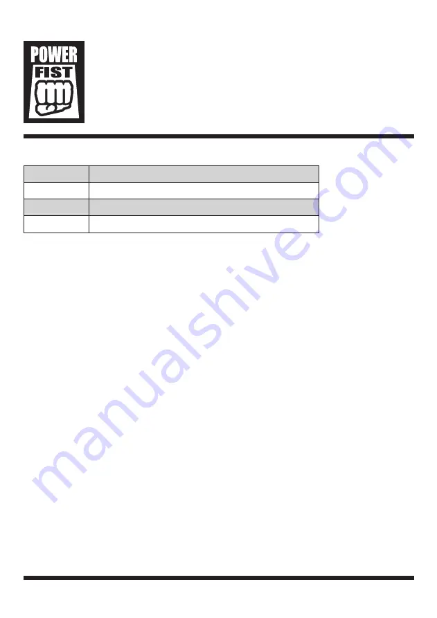 Power Fist 8467342 User Manual Download Page 2