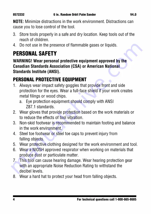 Power Fist 8572232 User Manual Download Page 4