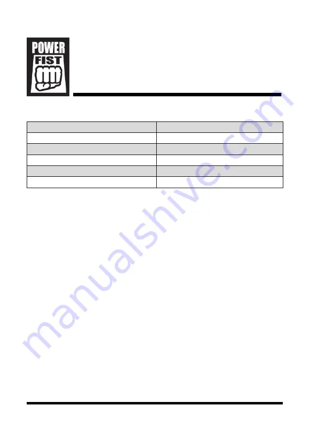 Power Fist 8663932 User Manual Download Page 10