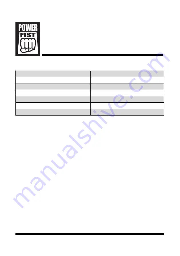 Power Fist 8934630 User Manual Download Page 10