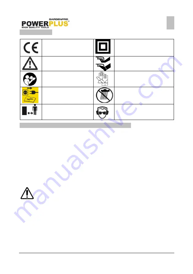 Power Plus POWXG30030 Manual Download Page 3