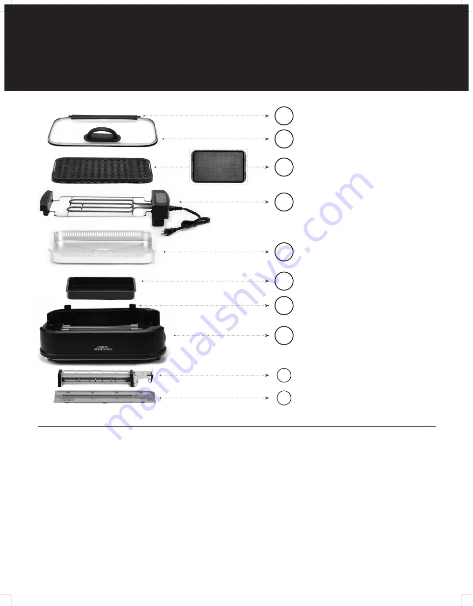 Power Smokeless Grill PG-1500-1 Quick Start Manual Download Page 2