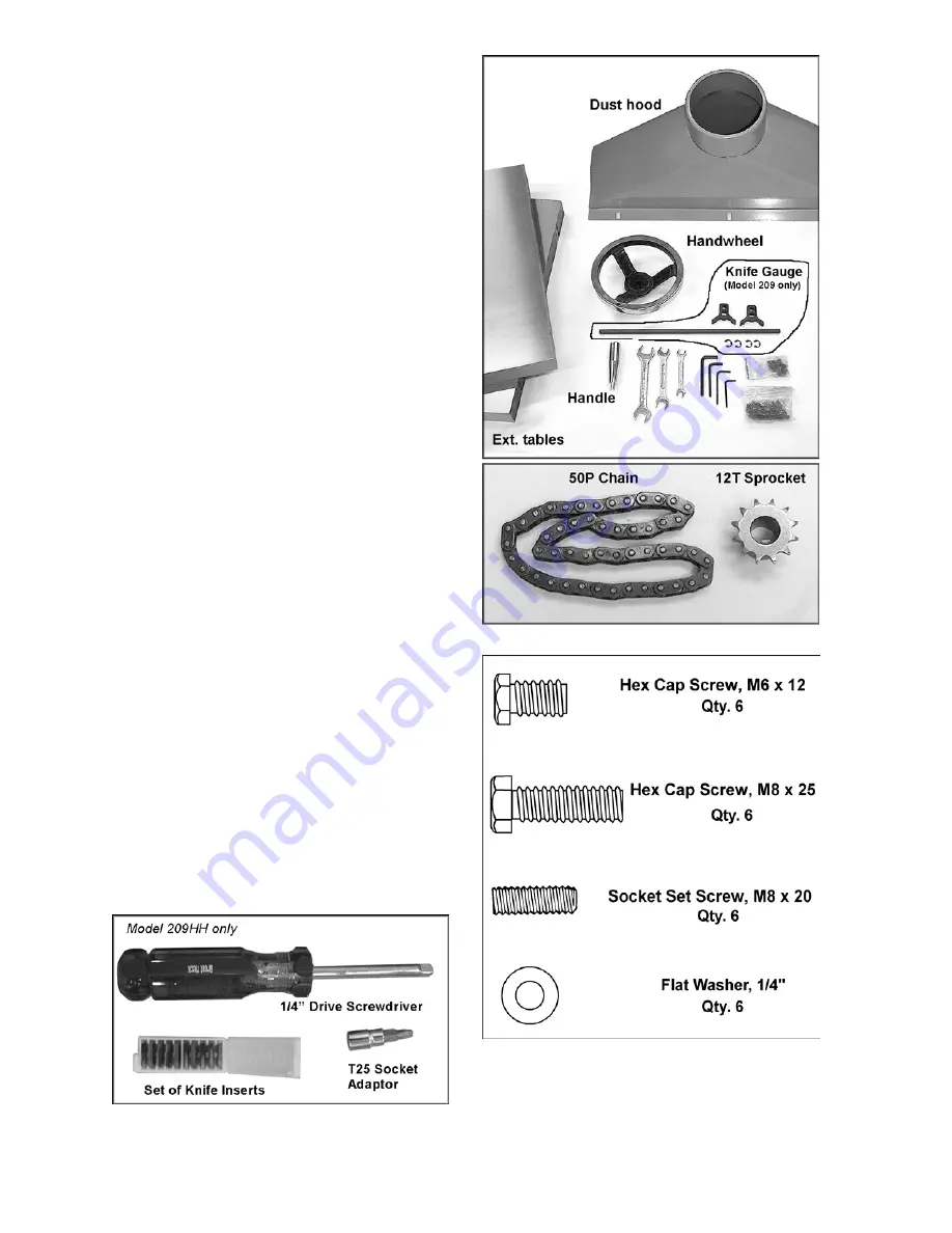 Powermatic 209 Operating Instructions And Parts Manual Download Page 8