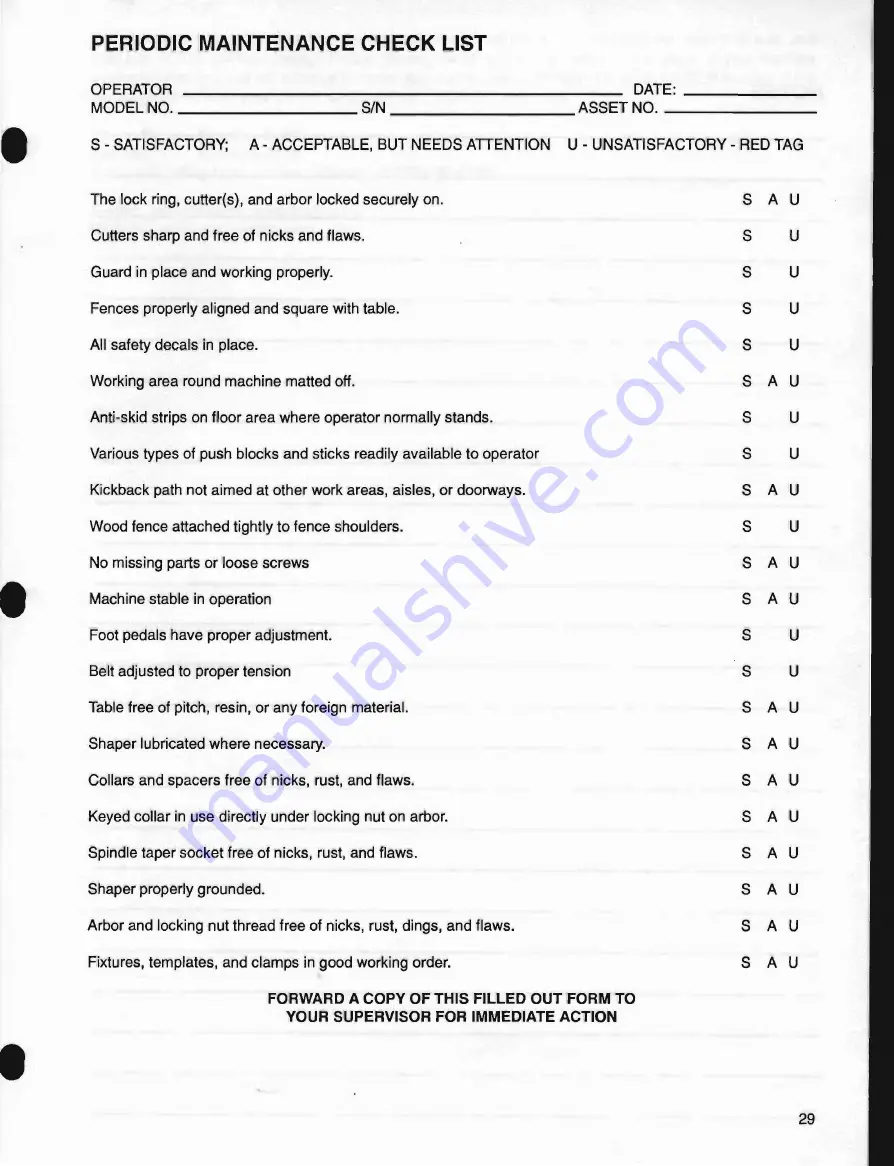 Powermatic 27 Maintenance Instructions And Parts List Download Page 28