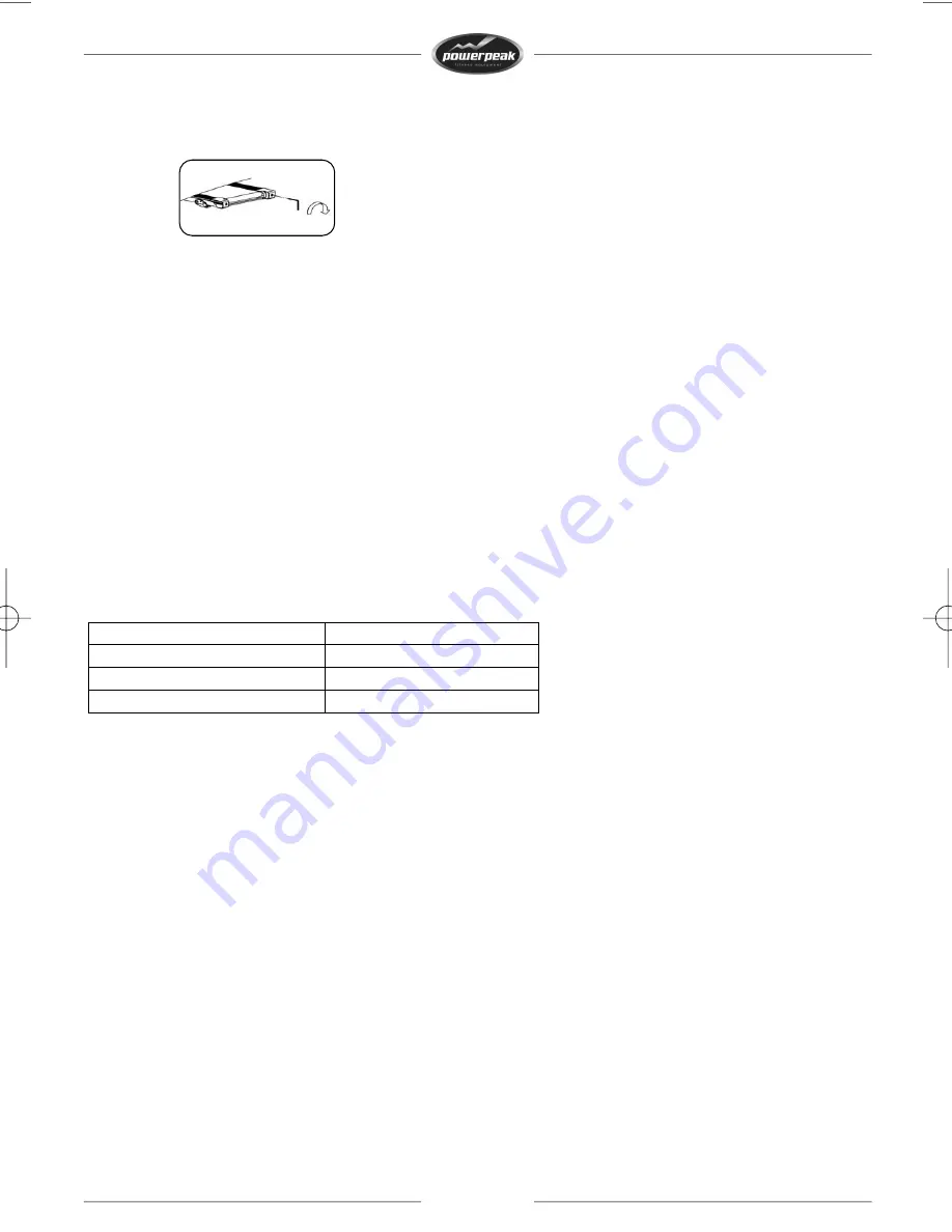 PowerPeak FTM8317P Скачать руководство пользователя страница 15