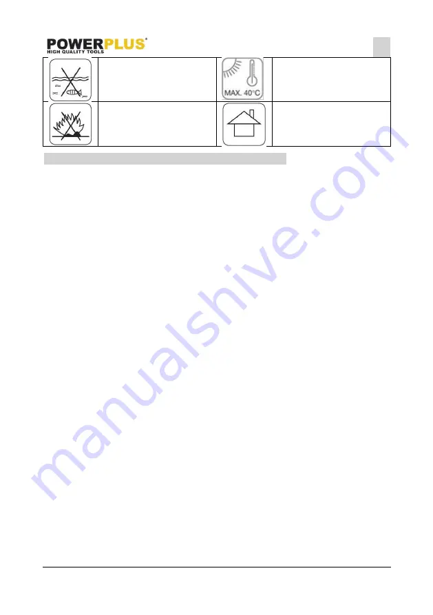 Powerplus POWX0090LI Quick Start Manual Download Page 3