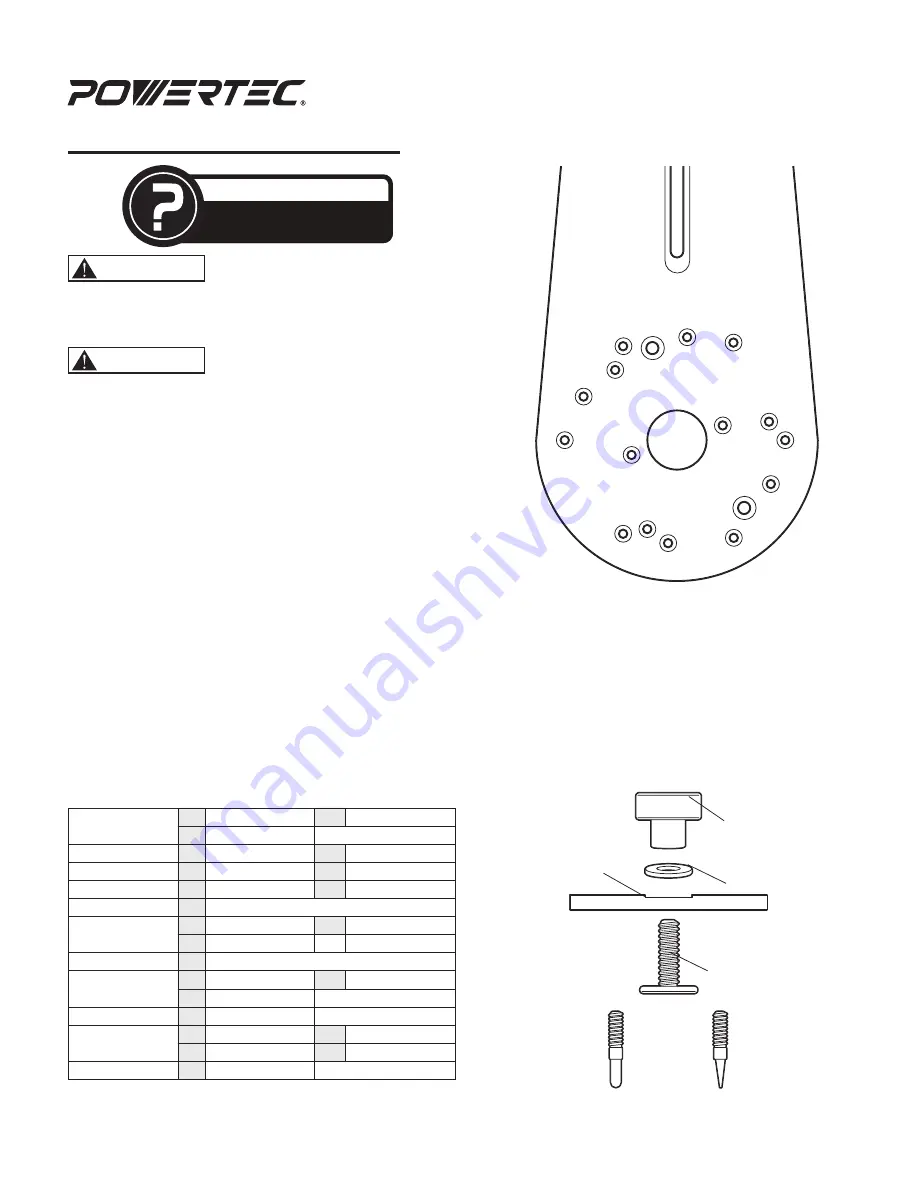 PowerTec 71212 Instruction Sheet Download Page 1