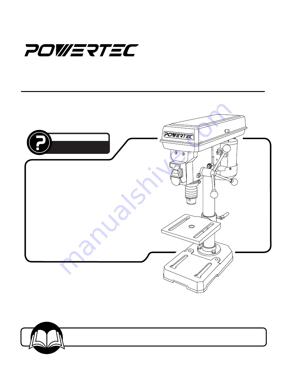 PowerTec DP801 Owner'S Manual Download Page 1