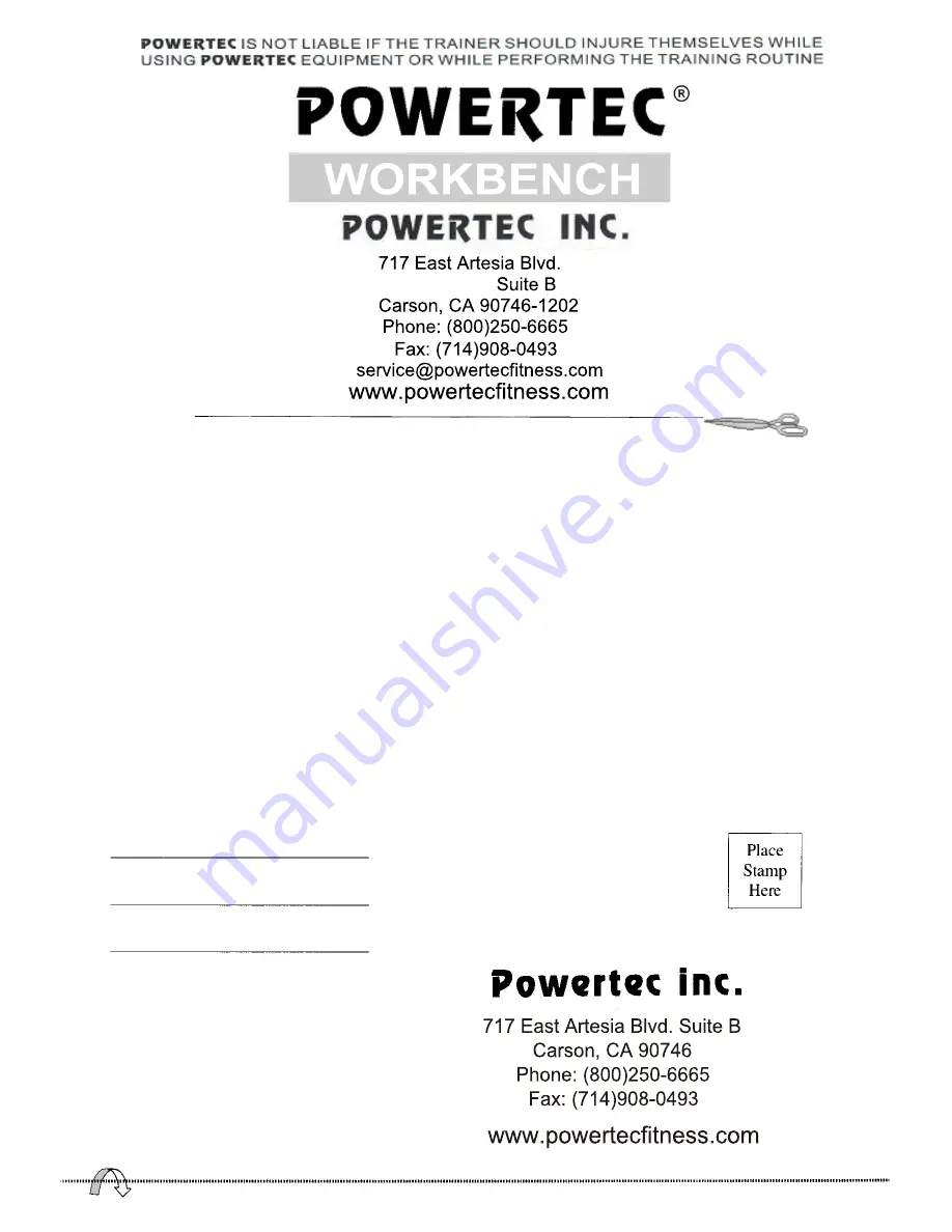 PowerTec WB-LS11 Manual Download Page 16