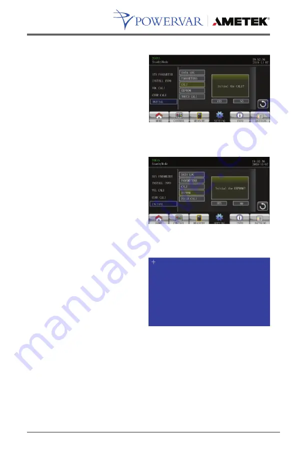 Powervar AMETEK 3300 Series User Manual Download Page 41