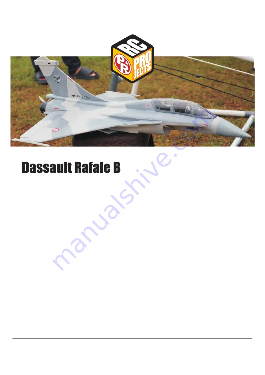 PR Dassault Rafale B 37/2022 Build Instructions Download Page 1