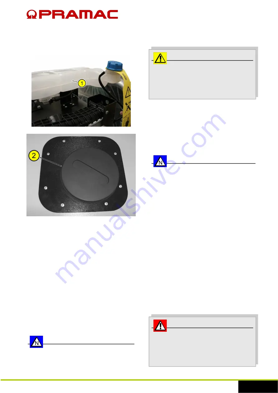 Pramac GSW Use And Maintenance Manual Download Page 42