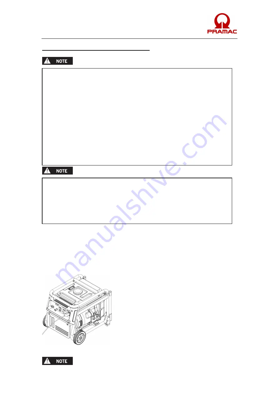 Pramac Pmi3000 Operator'S Manual Download Page 39