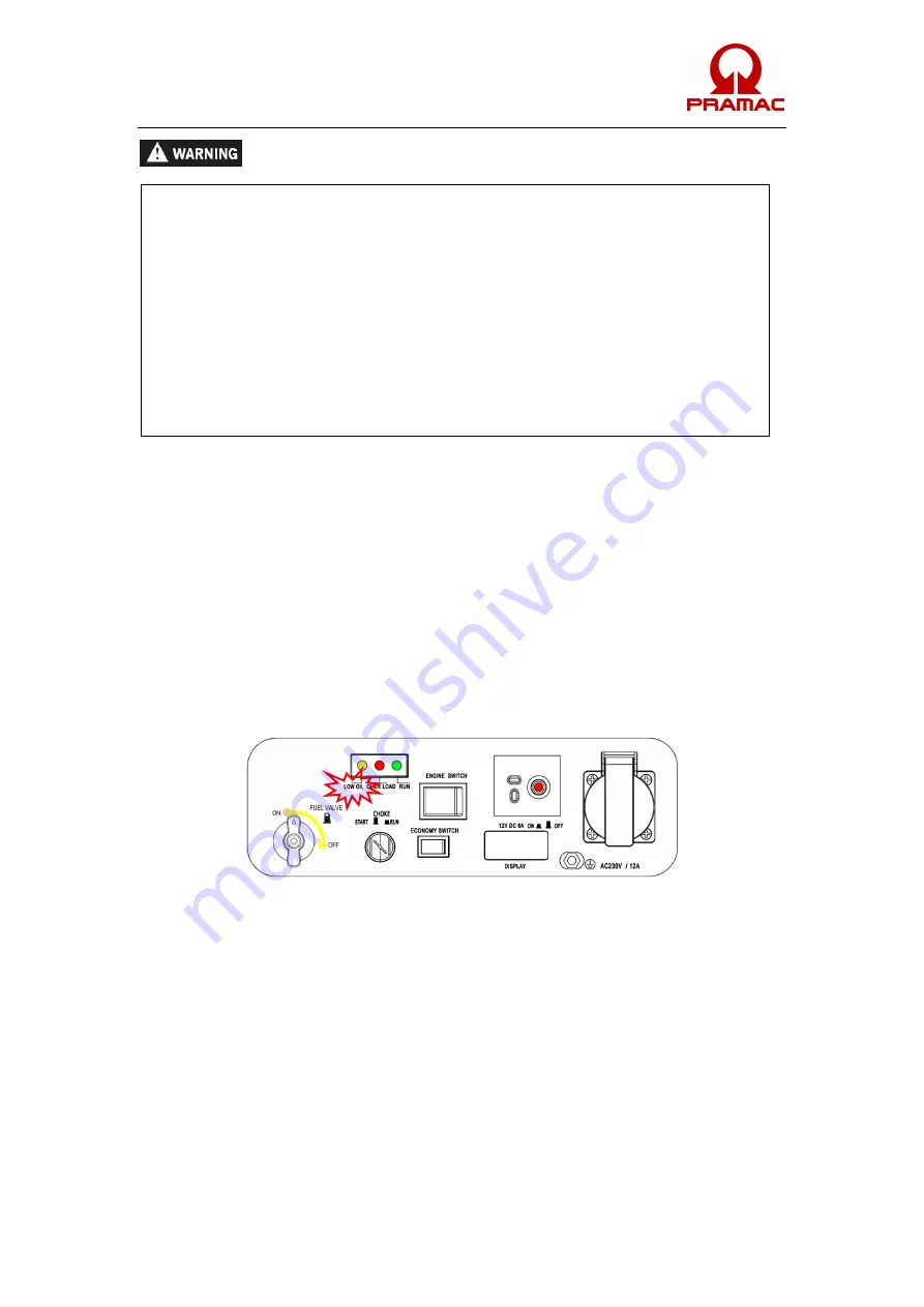 Pramac Pmi3000 Operator'S Manual Download Page 67