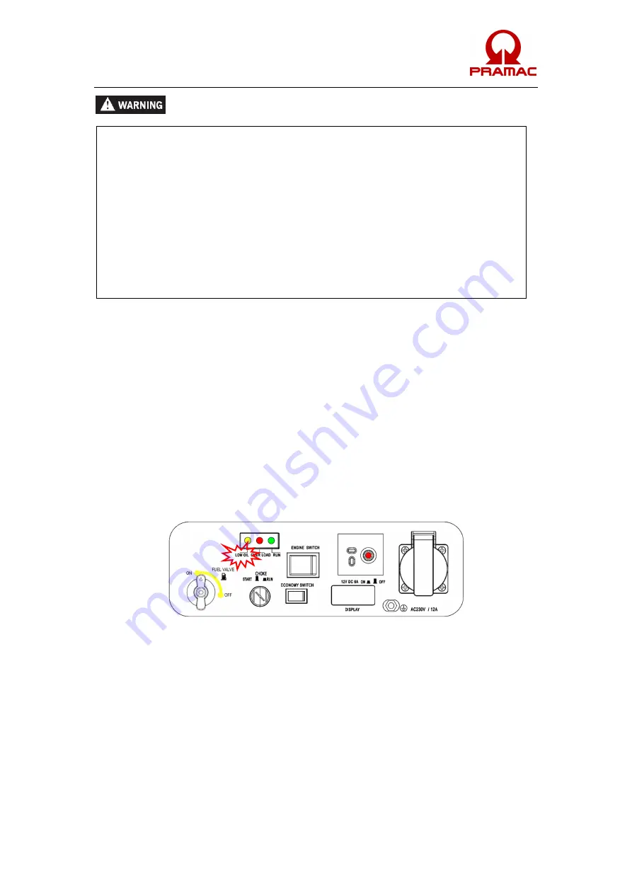 Pramac Pmi3000 Operator'S Manual Download Page 92